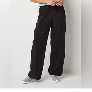 Xersion Womens Wide Leg Active Cargo Pant